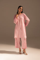 2 Piece Raw Silk Embroidered Suit (FS0063)